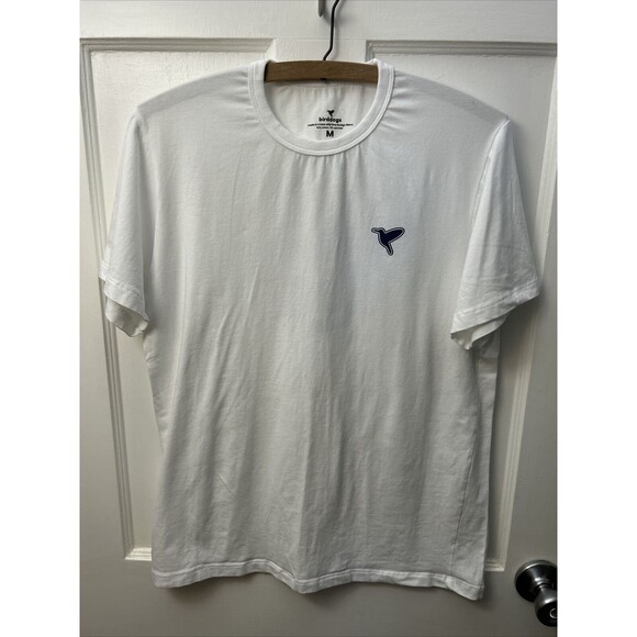 BirdDogs Medium White Graphic Logo Short Sleeve T Shirt Crewneck Casual Pullover - Picture 1 of 5